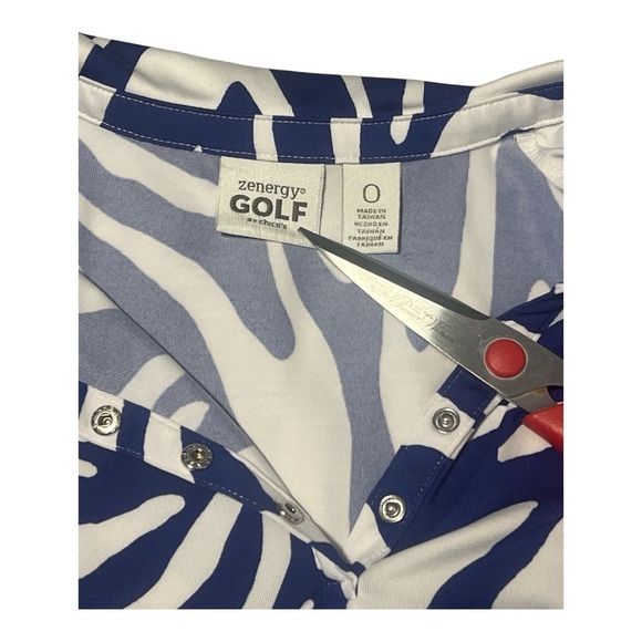 Chico’s Zenergy Golf Two Polos Preppy Tennis Prep Old Money Size 0 Small L1 - Picture 3 of 7